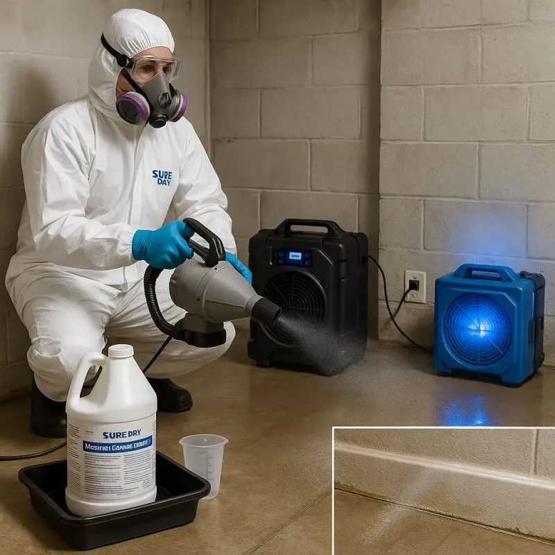 Sanitization and Odor Removal process in Dartmouth, MA